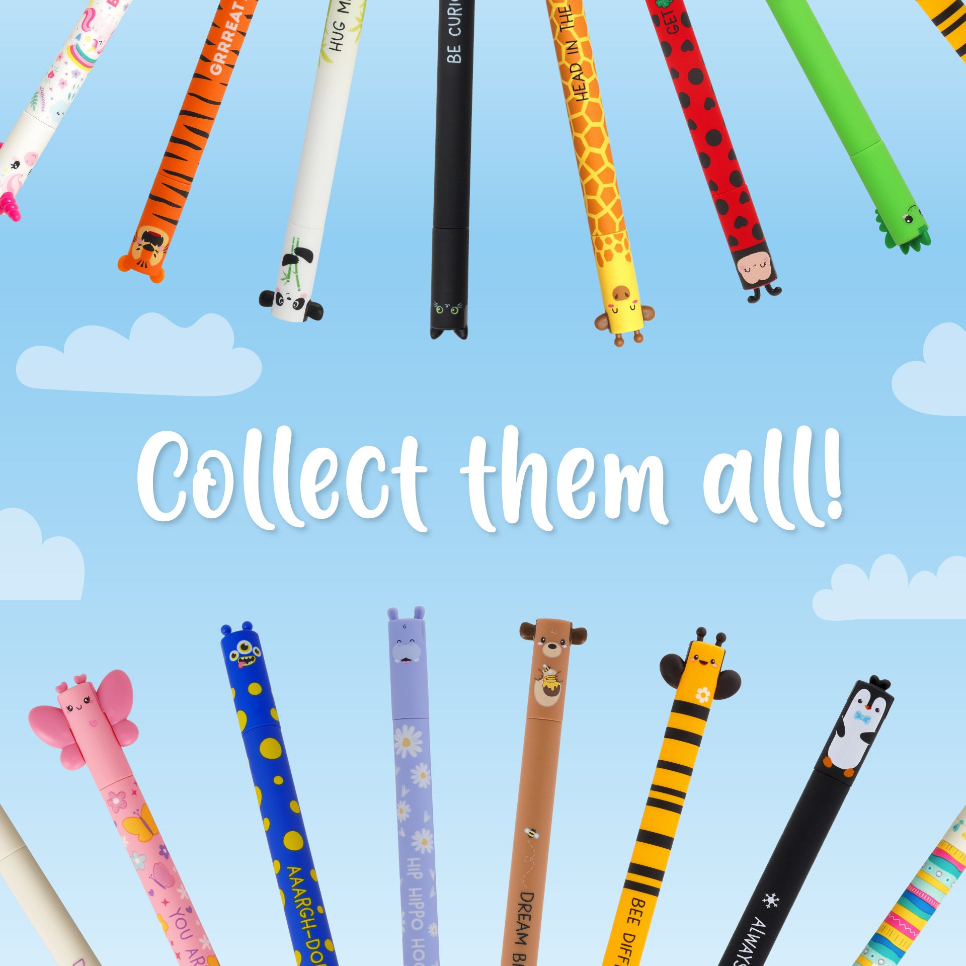 Stylo à Encre Gel Effaçable Ladybug Coccinelle « Get Lucky» - Erasable Pen