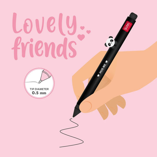 Stylo à Encre Gel avec Animal Décoratif Panda « Hug me » - Lovely Friends