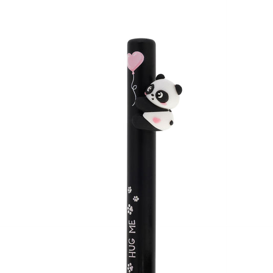 Stylo à bille rétractable Panda Free Hugs