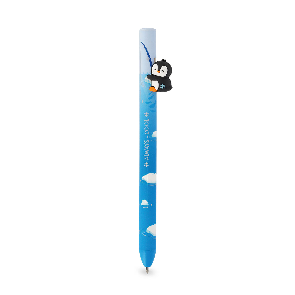 Stylo à bille rétractable Penguin Free Hugs