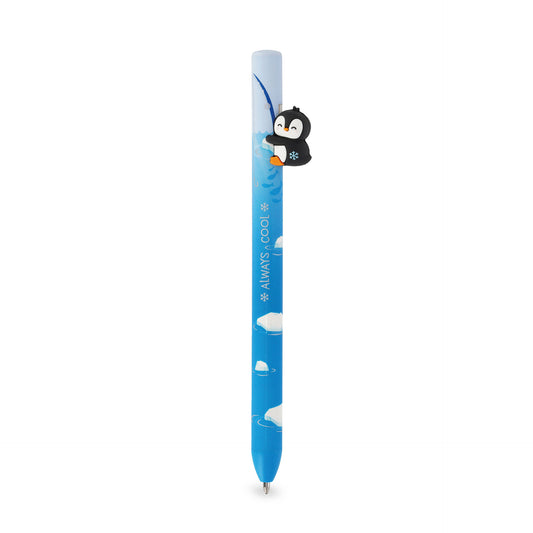 Stylo à bille rétractable Penguin Free Hugs