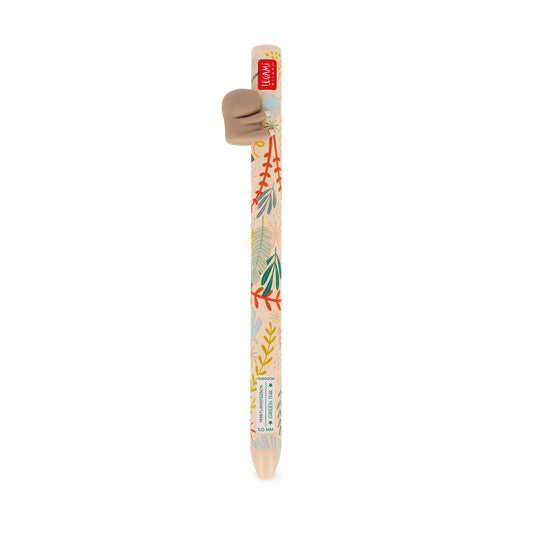 Stylo à bille rétractable paresseux