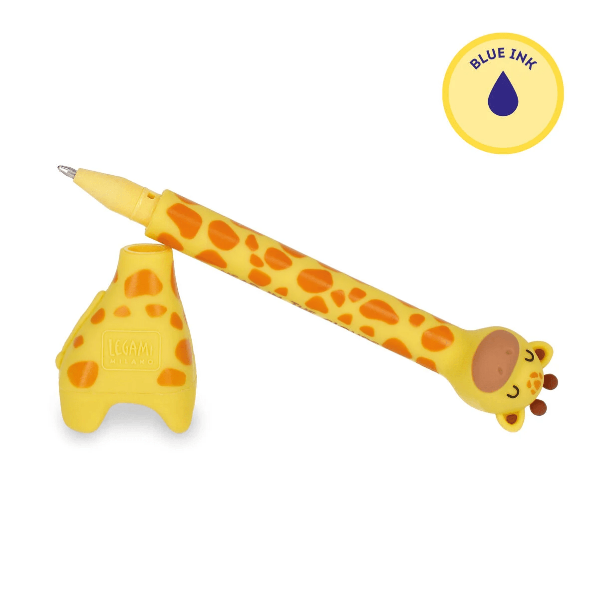 Stylo à Bille Girafe avec Base - Stand-Ink Ovation