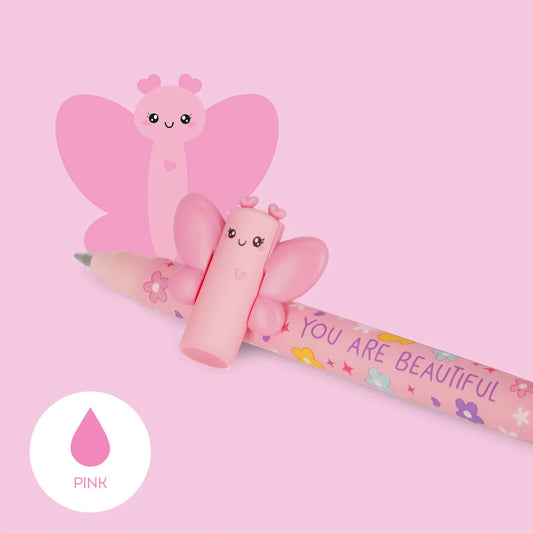 Stylo à Encre Gel Effaçable papillon « You Are Beautiful » - Erasable Pen