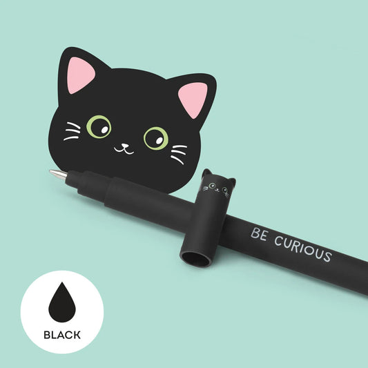 Stylo à Encre Gel Effaçable Kitty « Be Curious » - Erasable Pen