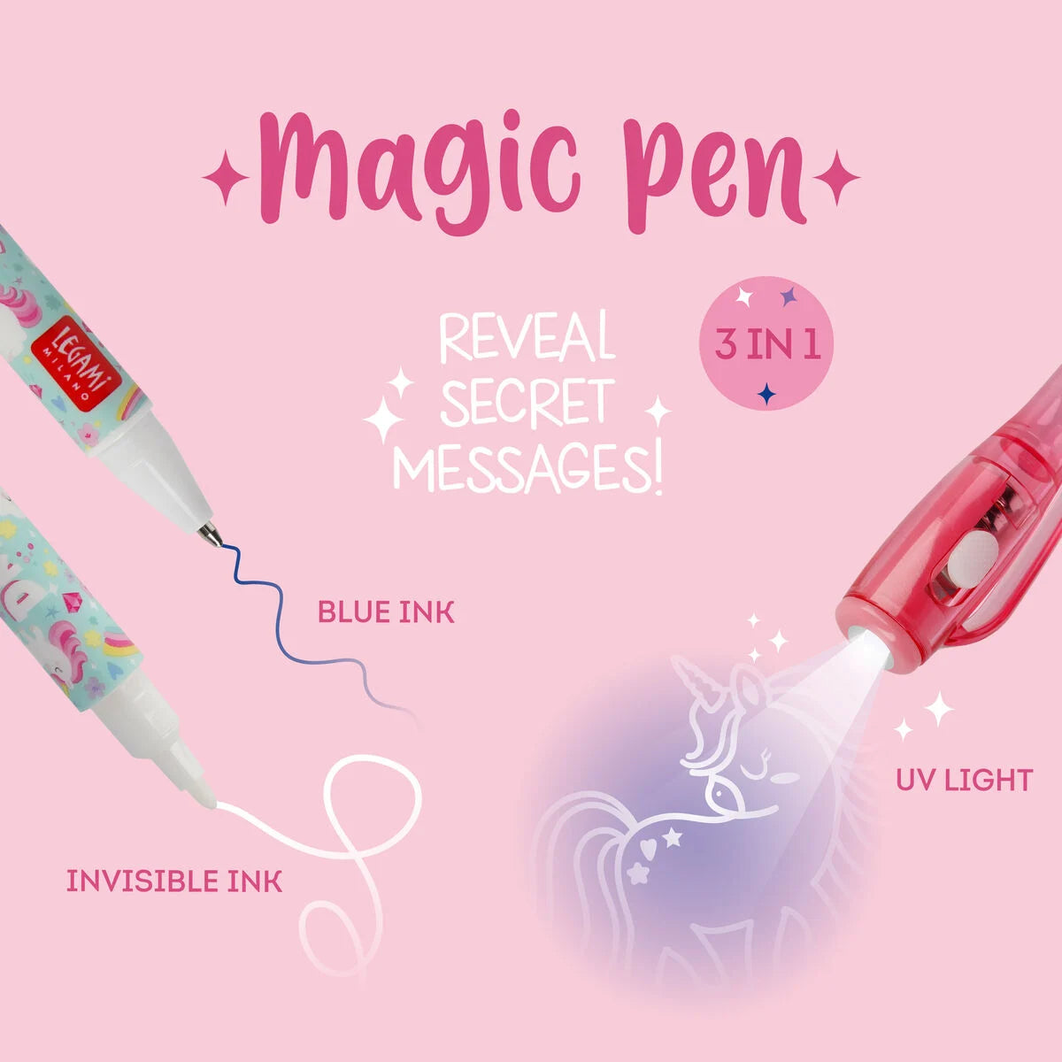 Stylo à Encre Invisible - Unicorn - Magic Pen