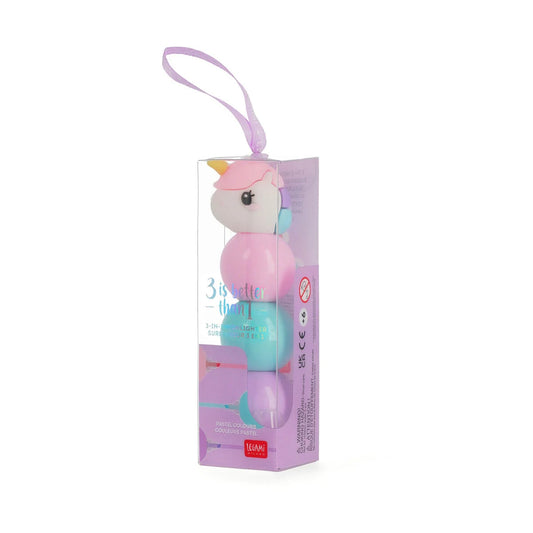 Surligneur 3 en 1 Licorne - 3 is Better Than 1