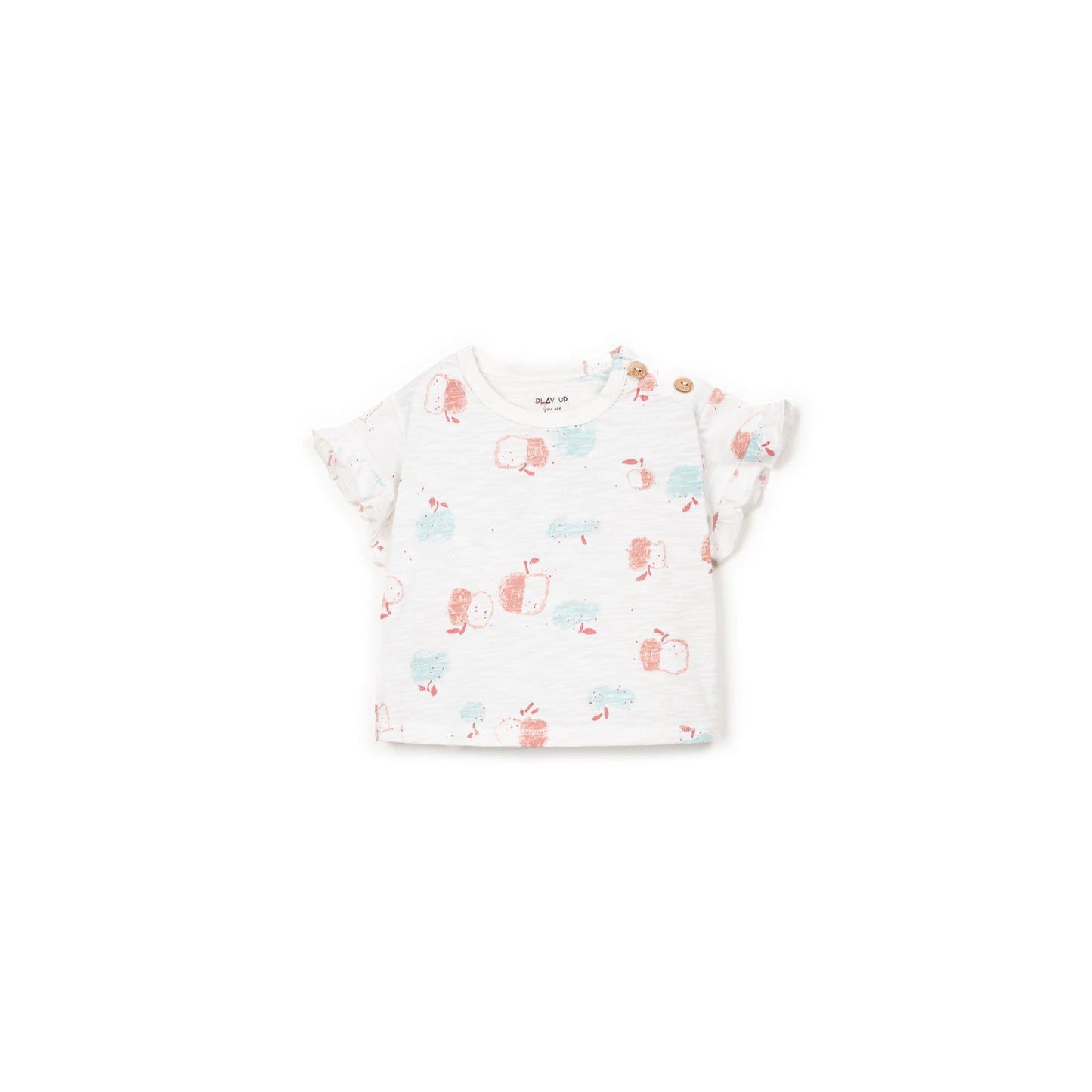 T-shirt en jersey imprimé pommes