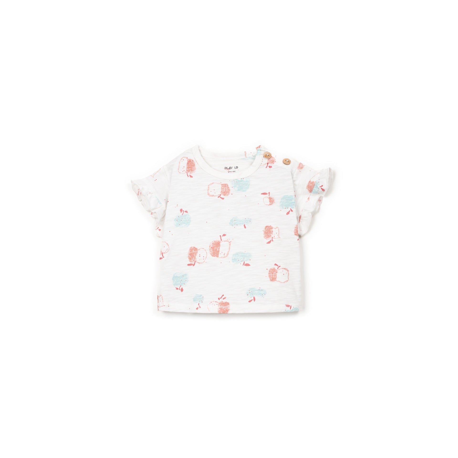 T-shirt en jersey imprimé pommes