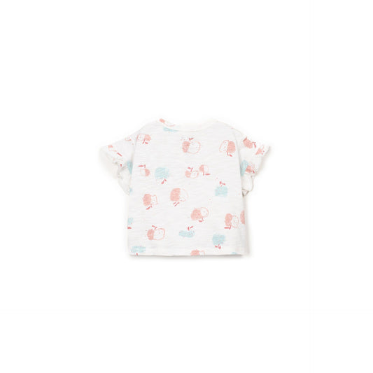 T-shirt en jersey imprimé pommes