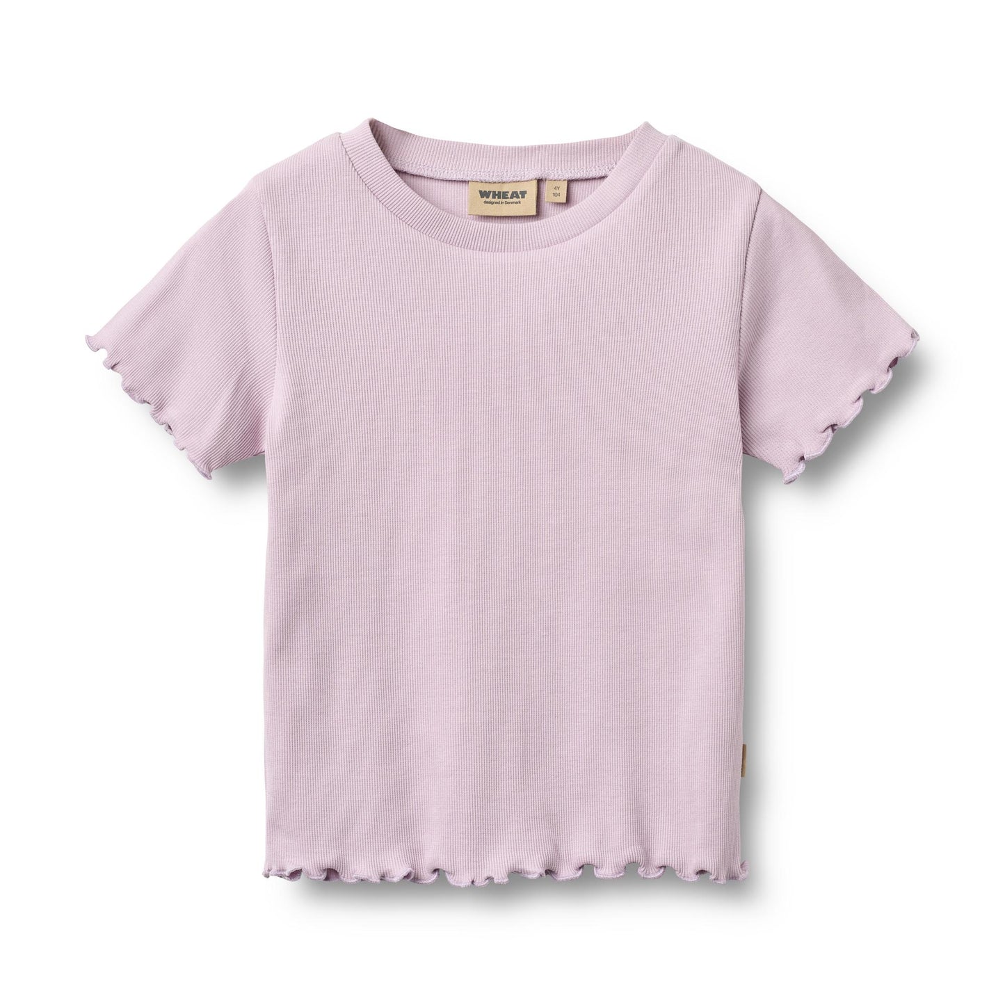 T-shirts côtelés manches courtes pour enfant
