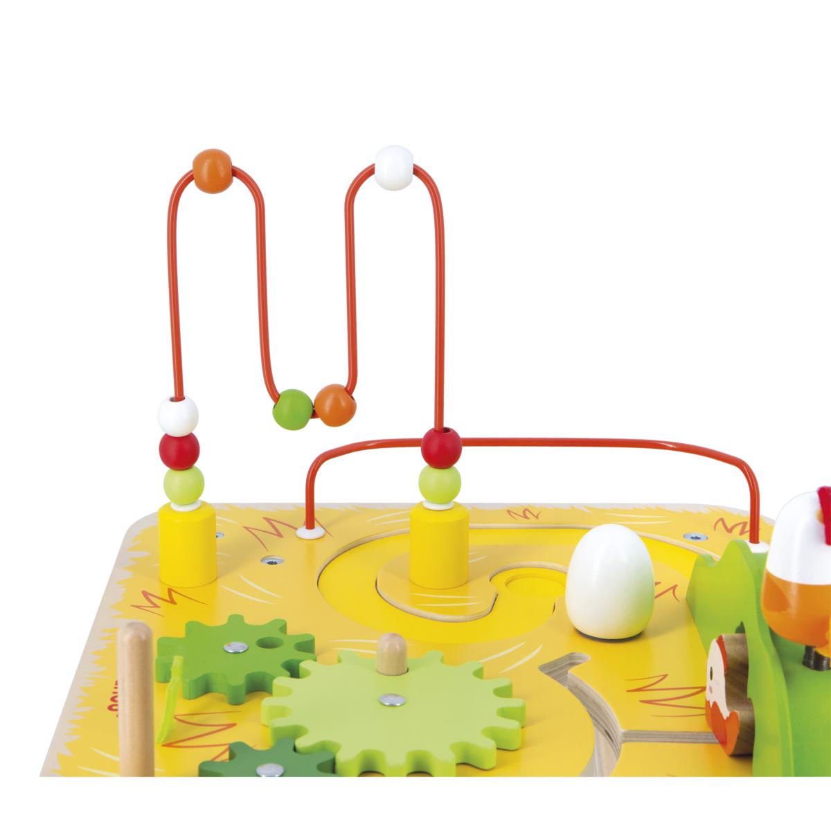 Table d'Activités Ferme en bois