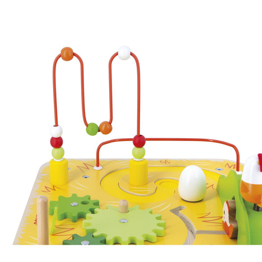 Table d'Activités Ferme en bois