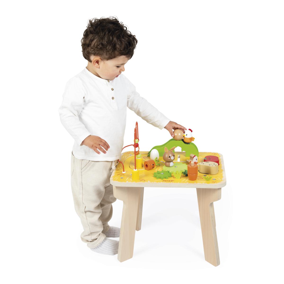 Table d'Activités Ferme en bois