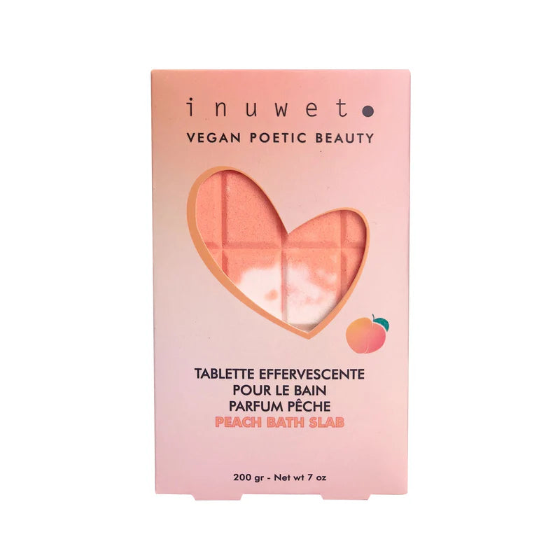Tablette de bain effervescente - Pêche