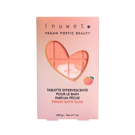 Tablette de bain effervescente - Pêche
