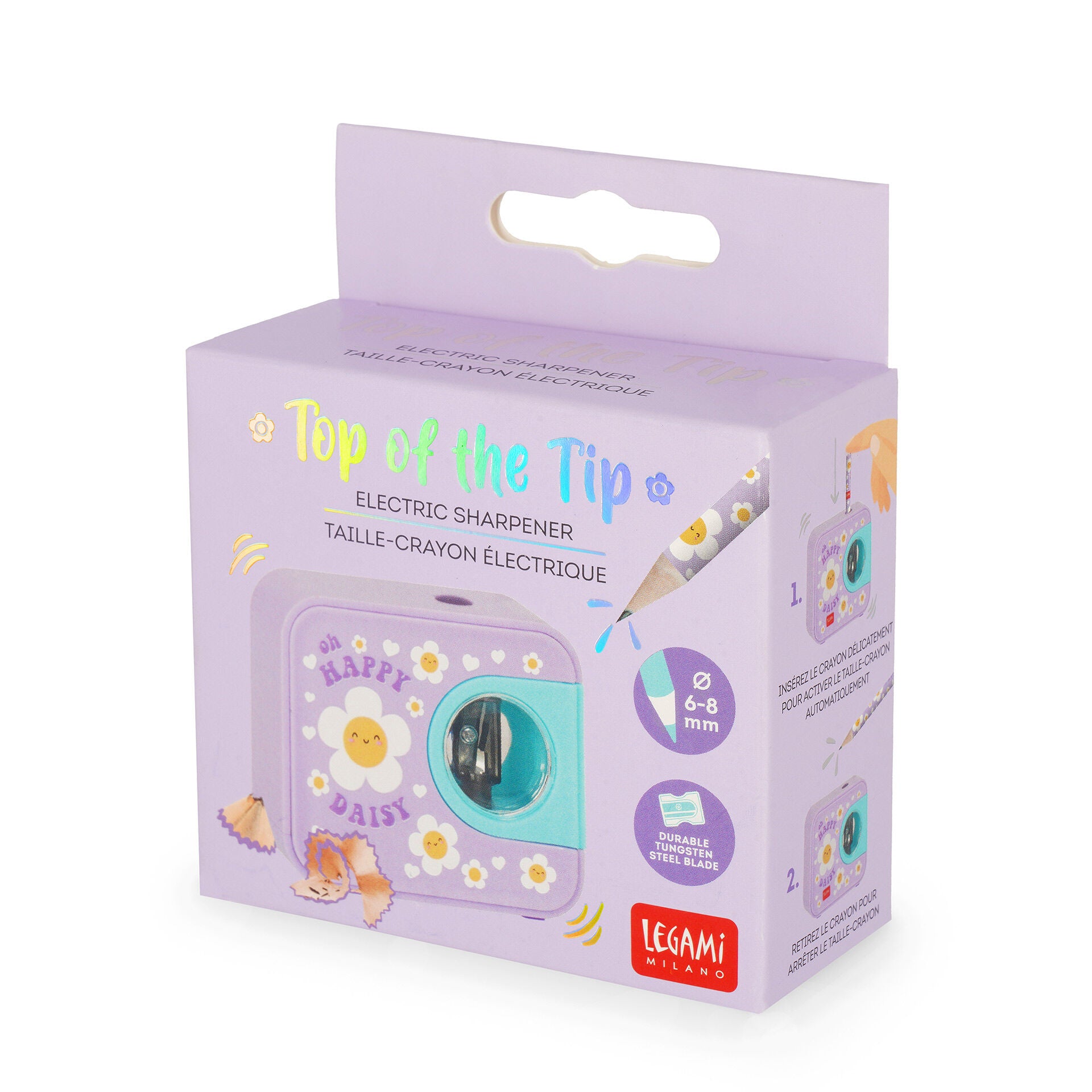 Taille-Crayon Électrique Daisy - Top of the Tip