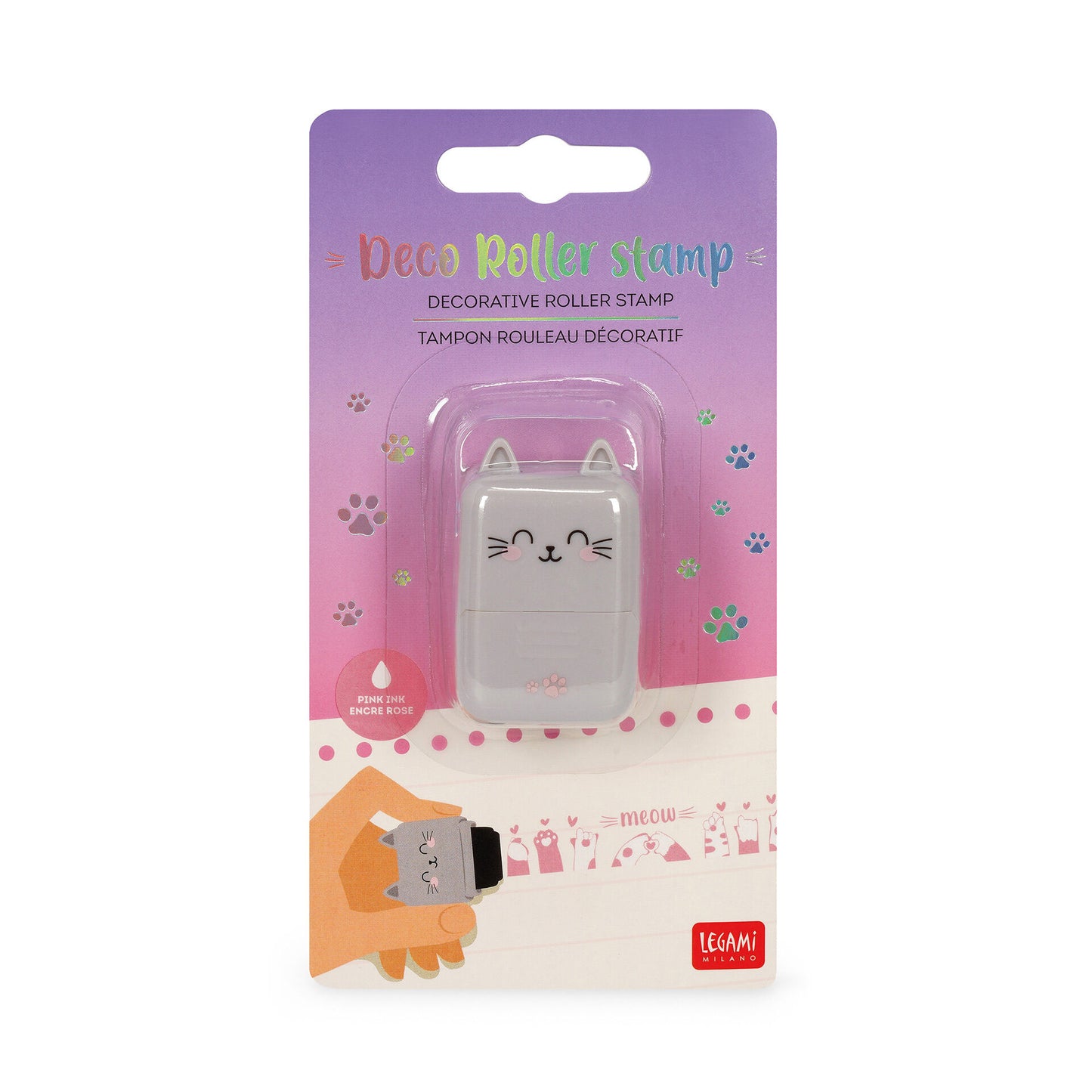 Tampon Rouleau Décoratif Kitty