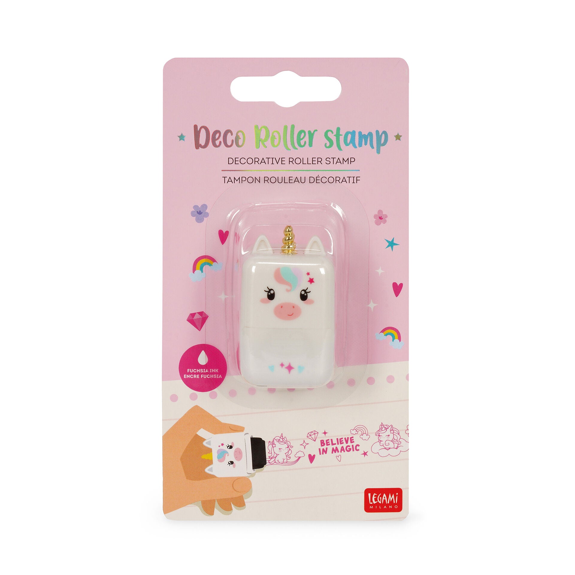 Tampon Rouleau Décoratif Unicorn