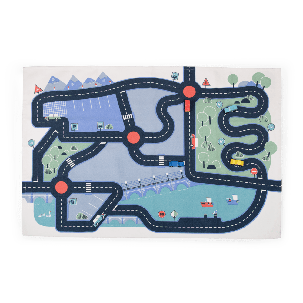Tapis circuit de voitures "Avenue du Moulin"