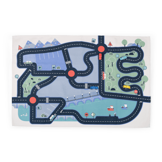 Tapis circuit de voitures "Avenue du Moulin"