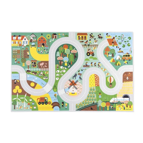 Tapis avec circuit Campagne - Cross Roads