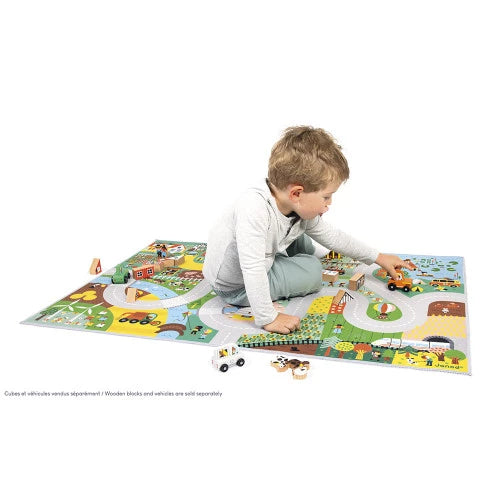 Tapis avec circuit Campagne - Cross Roads