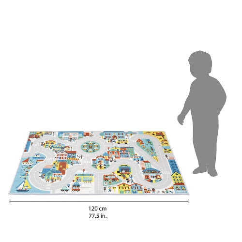 Tapis avec circuit Ville - Cross Roads