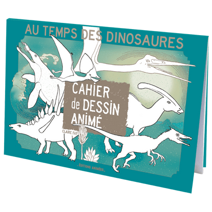 BlinkBook Le Cahier de Dessin Animé - Au temps des Dinosaures