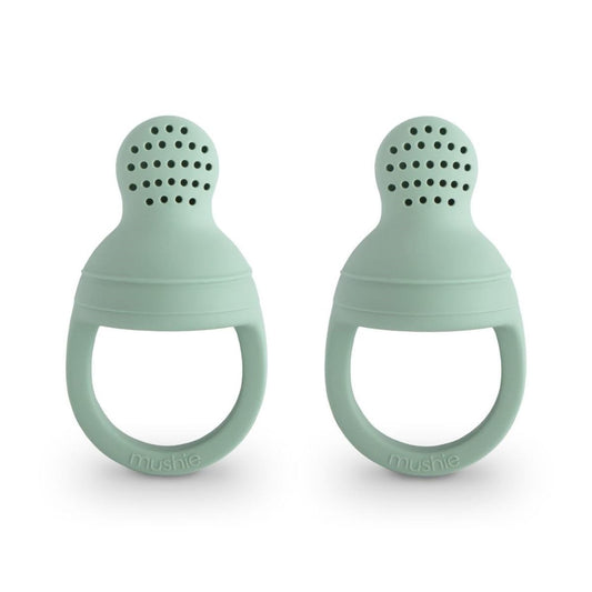 Tétine grignoteuse en silicone lot de 2 – Cambridge Blue
