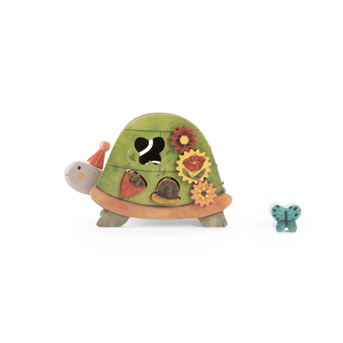 Tortue d'activités Trois petits lapins