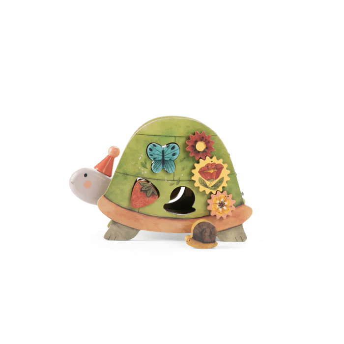 Tortue d'activités Trois petits lapins