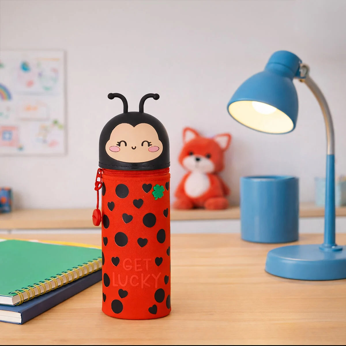 Trousse 2 en 1 en Silicone Coccinelle « Get Lucky»