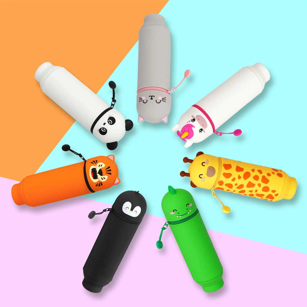 Trousse 2 en 1 en Silicone Panda « Hug Me »