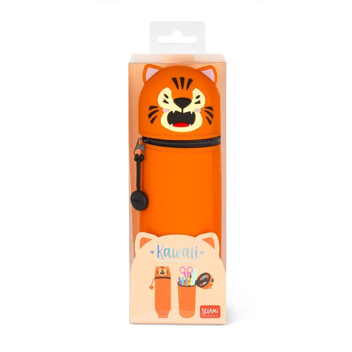 Trousse 2 en 1 en Silicone Tigre « Grrreat Adventures »