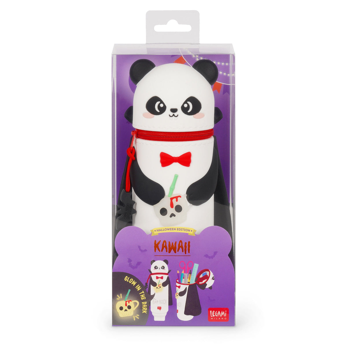 Trousse 2 en 1 en silicone Panda Bam-Boo