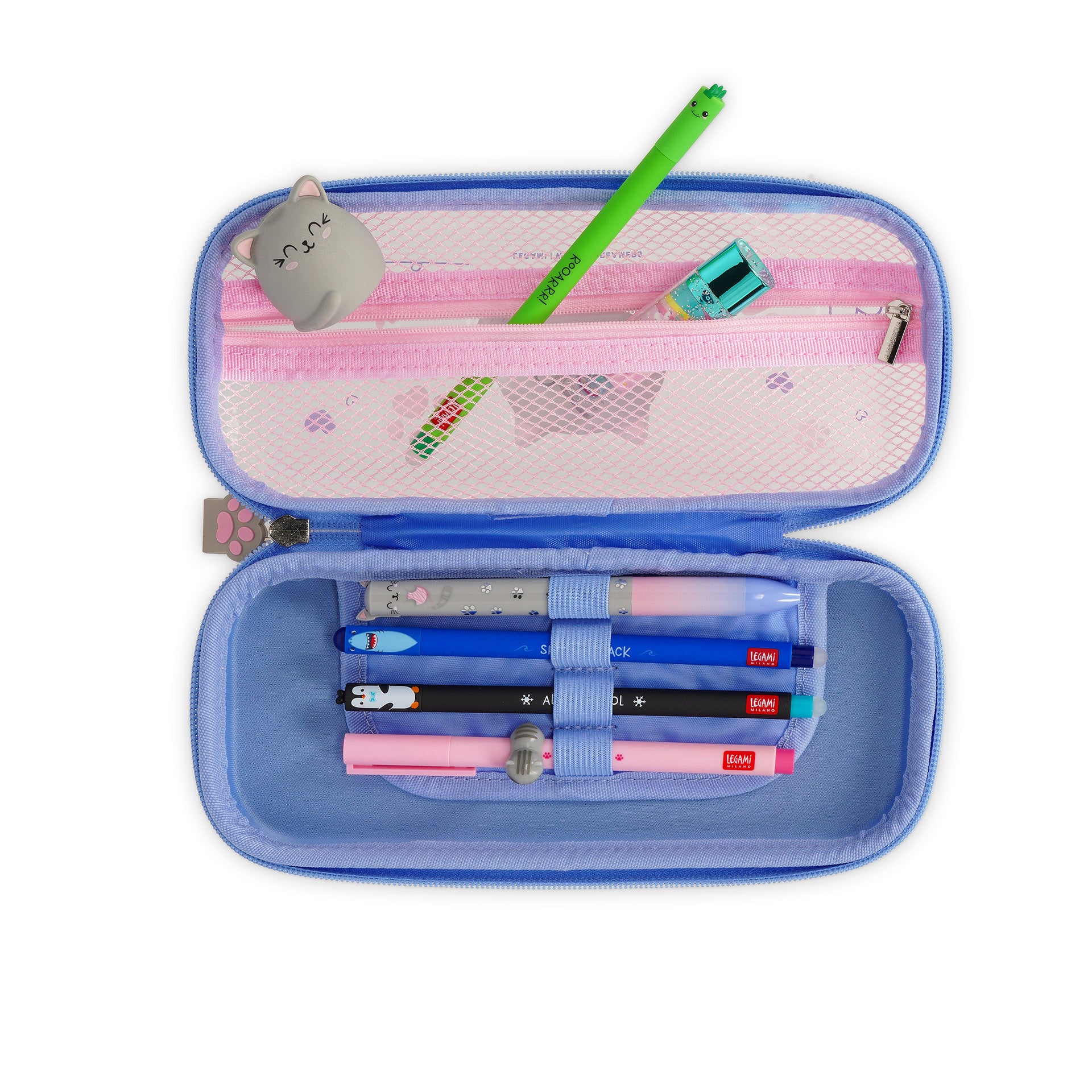 Trousse Transparente Rigide Chat Kitty - WonderWow