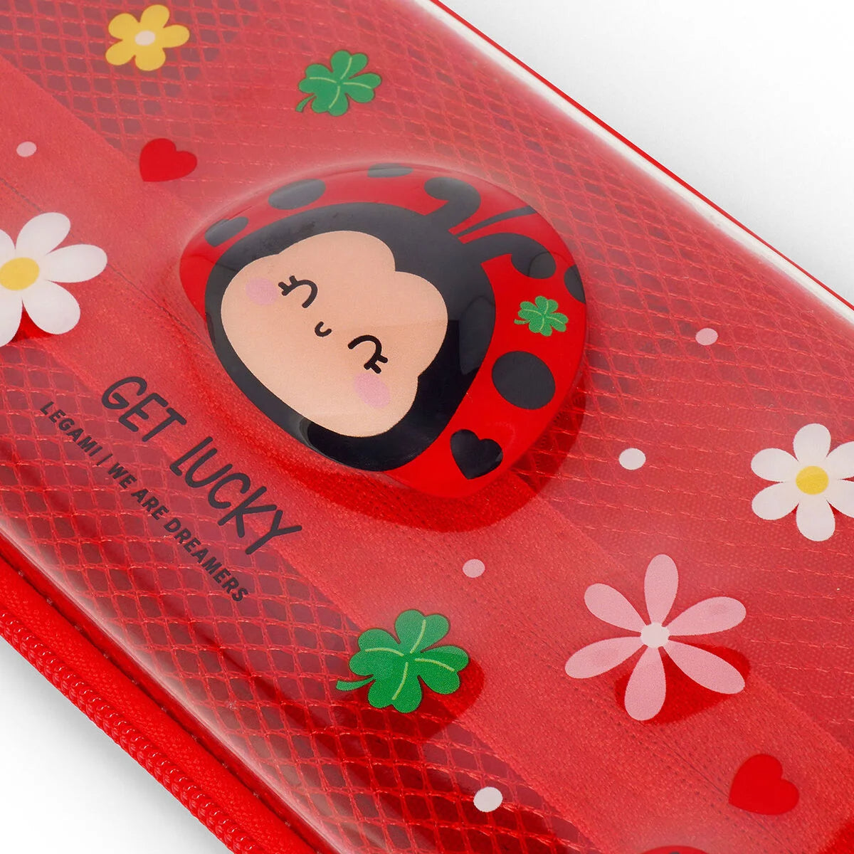 Trousse Transparente Rigide Coccinelle - WonderWow