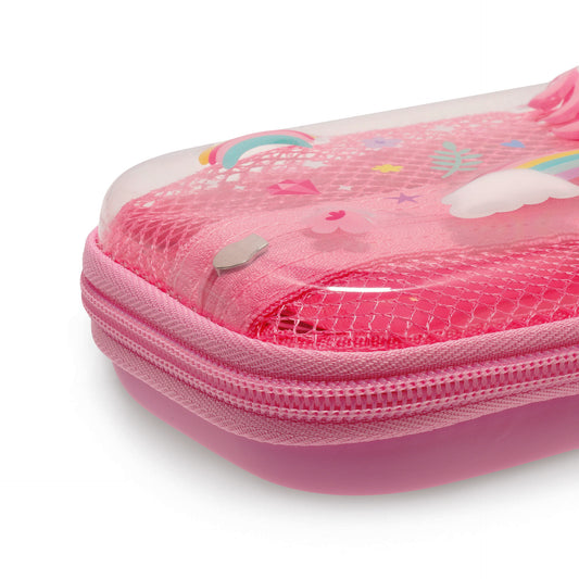 Trousse Transparente Rigide Licorne - WonderWow