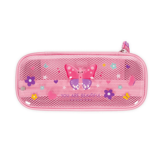 Trousse Transparente Rigide Papillon - WonderWow