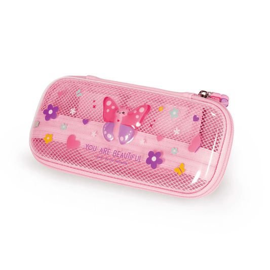 Trousse Transparente Rigide Papillon - WonderWow