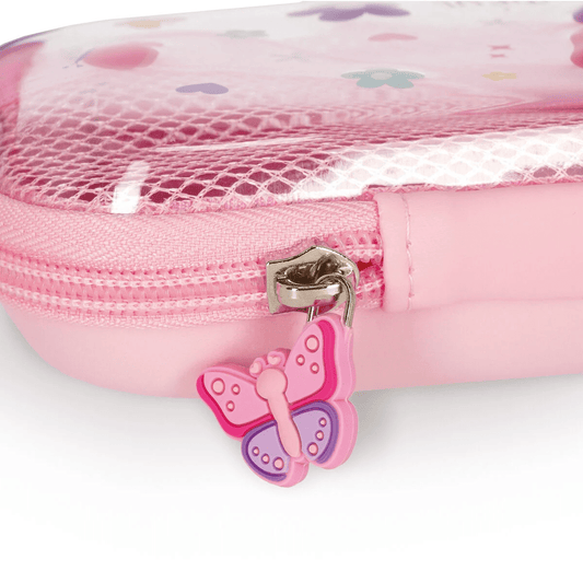 Trousse Transparente Rigide Papillon - WonderWow