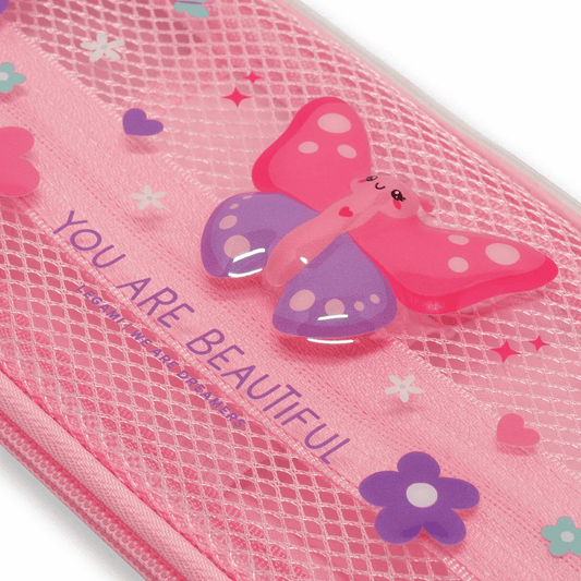 Trousse Transparente Rigide Papillon - WonderWow