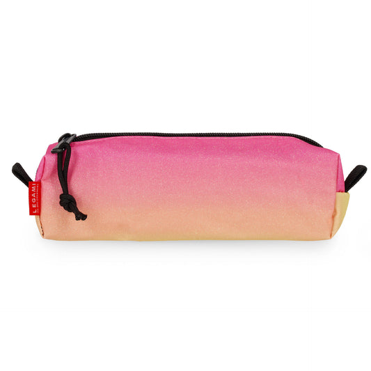 Legami My Pencil Case Sunrise Lover side view with brand tag and zipper detail