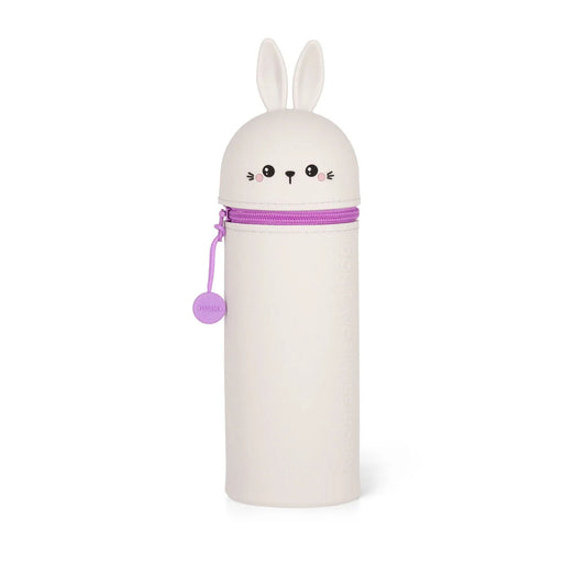 Trousse 2 en 1 en Silicone Lapin « Don't Worry Be Hoppy »