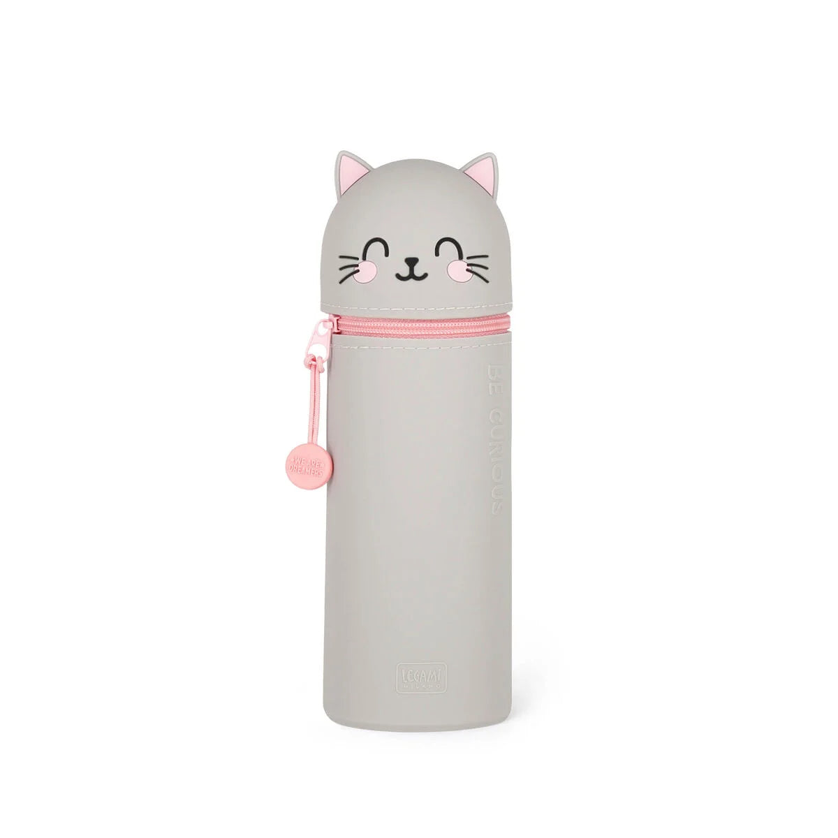 Trousse 2 en 1 en Silicone Chat Kitty « Be Curious »