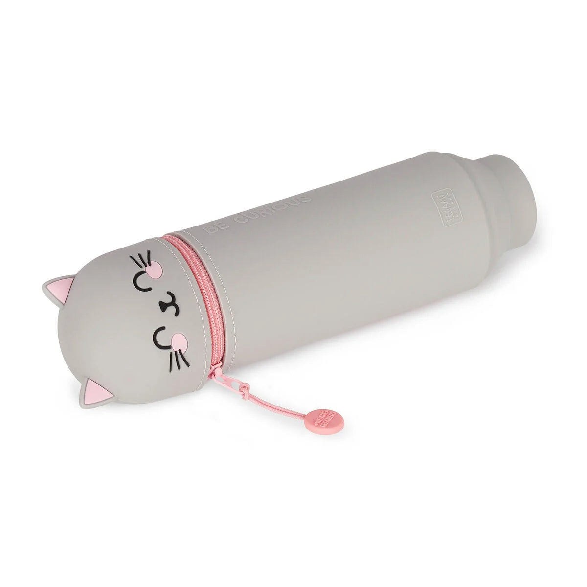 Trousse 2 en 1 en Silicone Chat Kitty « Be Curious »