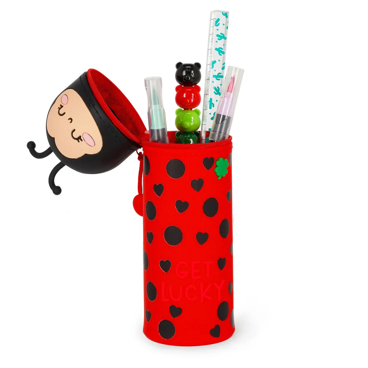 Trousse 2 en 1 en Silicone Coccinelle « Get Lucky»