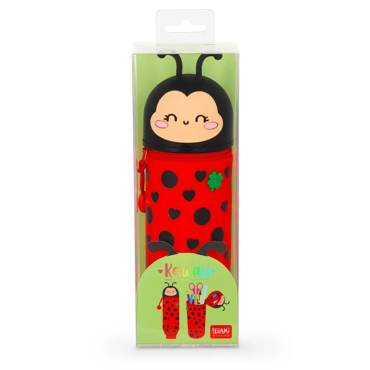 Trousse 2 en 1 en Silicone Coccinelle « Get Lucky»