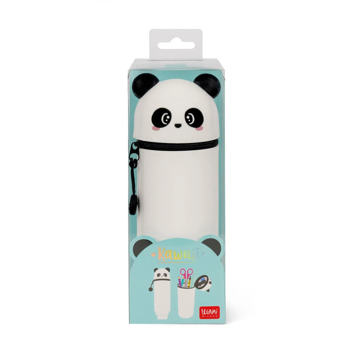 Trousse 2 en 1 en Silicone Panda « Hug Me »